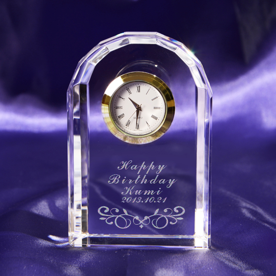 クリスタルアーチクロック